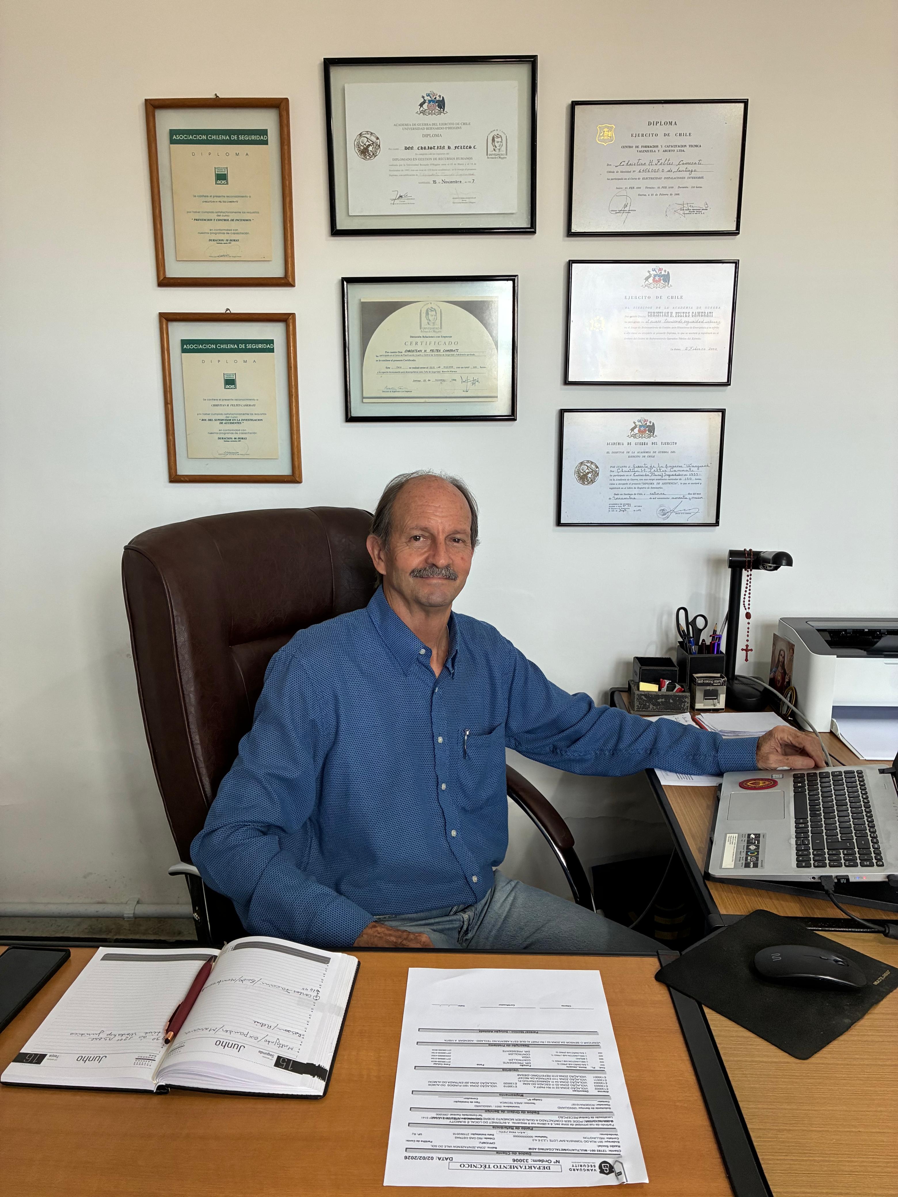 Christian Feltes, fundador da Vanguard Security